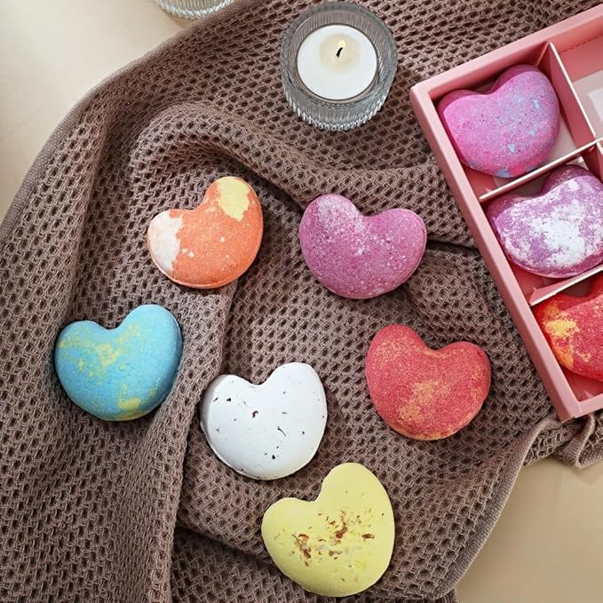 Bath Bombs Gift Set, 9 x 1.41 Oz/ 40g. Essential Oil Spa Bomb Fizzies, Relaxation, Moisturizing and Fun for Women, Wife, Mom, Girls, Teens, Daughter and Her