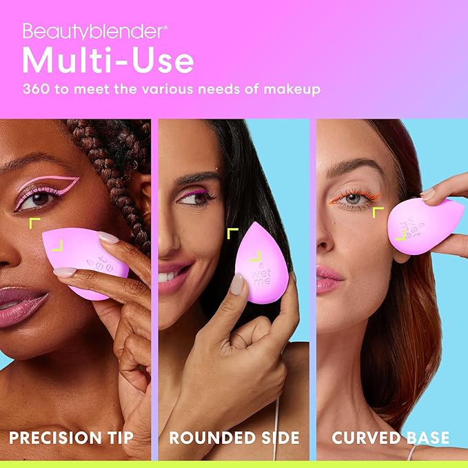 Beautyblender® | Wave Color Changing Blender Makeup Sponge | Blend Liquid Foundations, Powders and Creams | Streak Free Application | Vegan, Cruelty Free | Made in USA