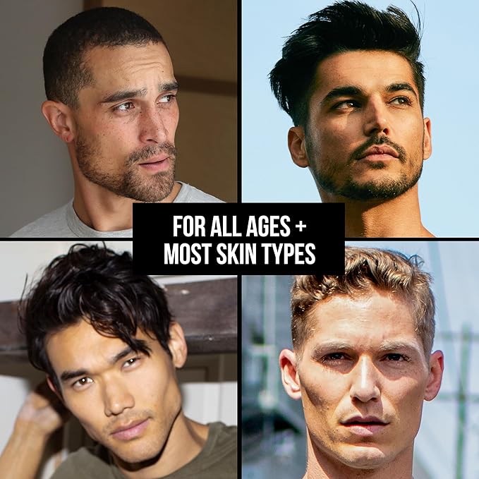 RUGGED & DAPPER - Mens Face Cream with Hyaluronic Acid - Ultra-Hydrating Mens Anti Aging Face Cream- 24 Hour Protection - 4 Month Supply - USA Made