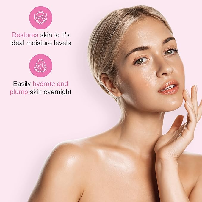 Sampar So Much To Dew Midnight Mask - Overnight Re-plumping Mask with Hyaluronic Acid - Hydrates & Restores Skin - All Skin Types - Cruelty-Free Paris Beauty - Rejuvenates & Moisturizes (1.7 oz)