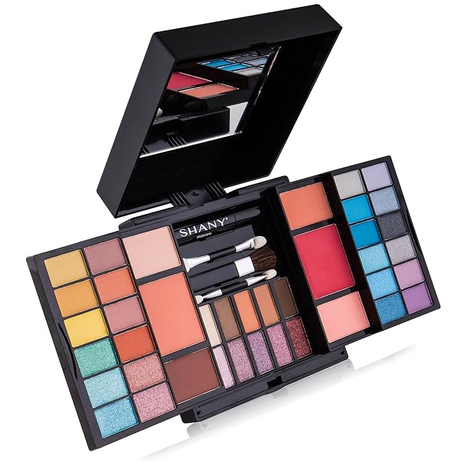 SHANY 'Timeless Beauty' Kit - 36 Eye Shadows, 6 Blushes, Mini Mascara, and Applicators