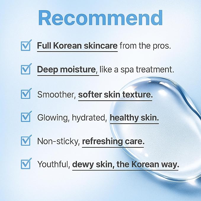 Korean Skin Care Set For Women - Gift For Women Korean Anti Aging Skin Care Products Lifting, Firmness & Hydration Essence, Mask, Booster & Ampoule Set for Radiant Smooth Looking Skin