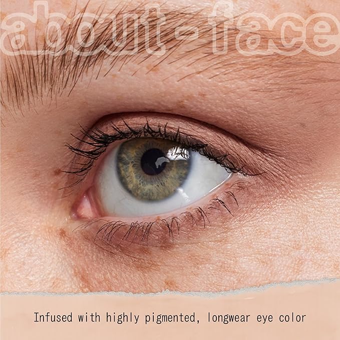 about-face Matte Fluid Eye Paint Capulets – High-Pigment Liquid Eyeshadow, Long-Lasting, No-Budge Matte Finish, Vegan & Cruelty-Free (Soft Brown)