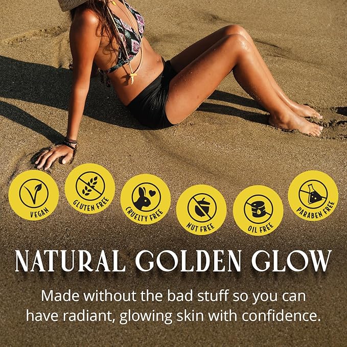 Skinerals Extra Dark Self Tanner Mousse, Organic Sunless Tanning Foam for Face & Body, Ultra Dark, Streak-Free, Quick-Drying, Long-Lasting Natural Looking Fake Tan, 8 oz, Onyx