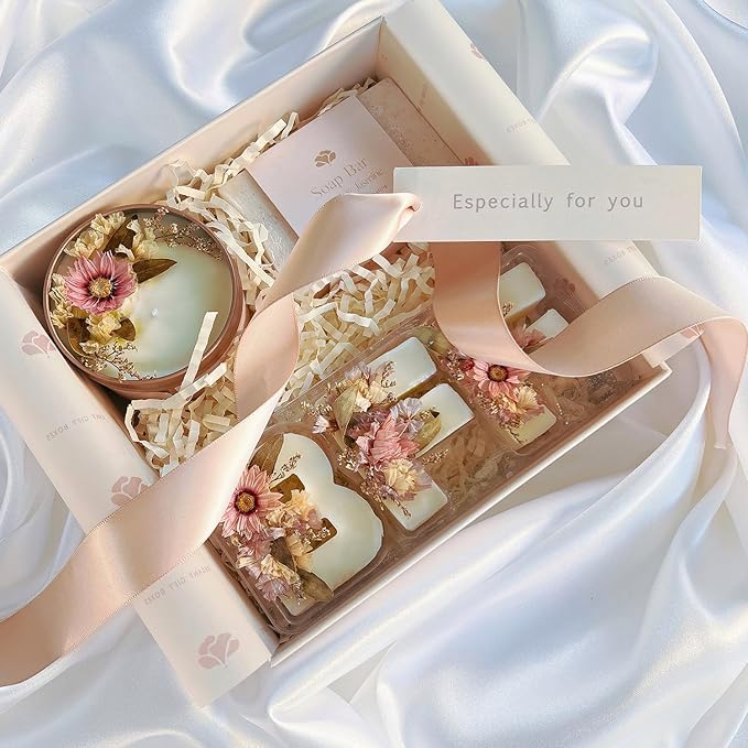 Spa Gift Basket for Women - Ideal Birthday Gift for Sister & Bestfriends - Thoughtful Soul Sister Present for Female Friend - Ideal Pampering Self-Care Kit