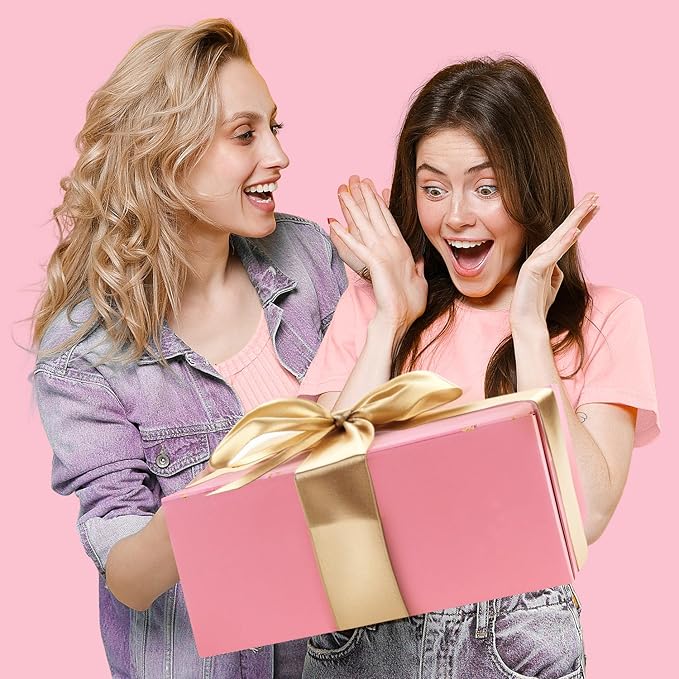 Gift Baskets for Women, Best Birthday Gifts Box, Self Care Gift, Care Package, Get Well Soon Gifts Kit, Unique Ideas Present for Mom Girlfriend Her Sister Wife Friends Woman - Rose Spa Gift Set