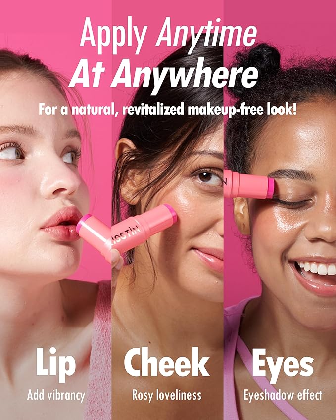 KAHI Kisstin Balm - Skin-Refining Face Moisturizer & Makeup Stick | Nourishing Beauty Moisturizer Stick | Makeup-enhancing Glow Balm (0.32 oz)