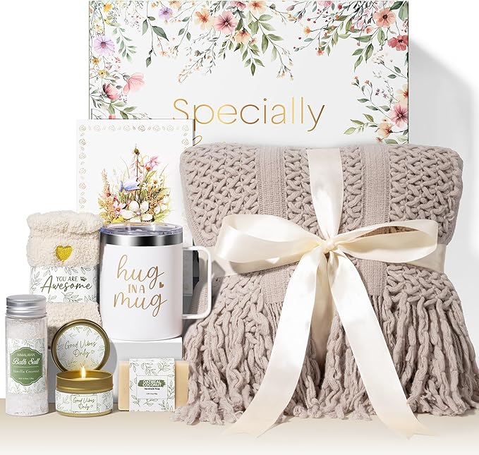 Self Care Gifts for Women Get Well Soon Gifts, Birthday Gifts for Women Care Package, Sympathy Gift Baskets Spa Gifts Thinking of You Inspirational Mothers Day Gifts for Mom Her Wife Friend Grandma