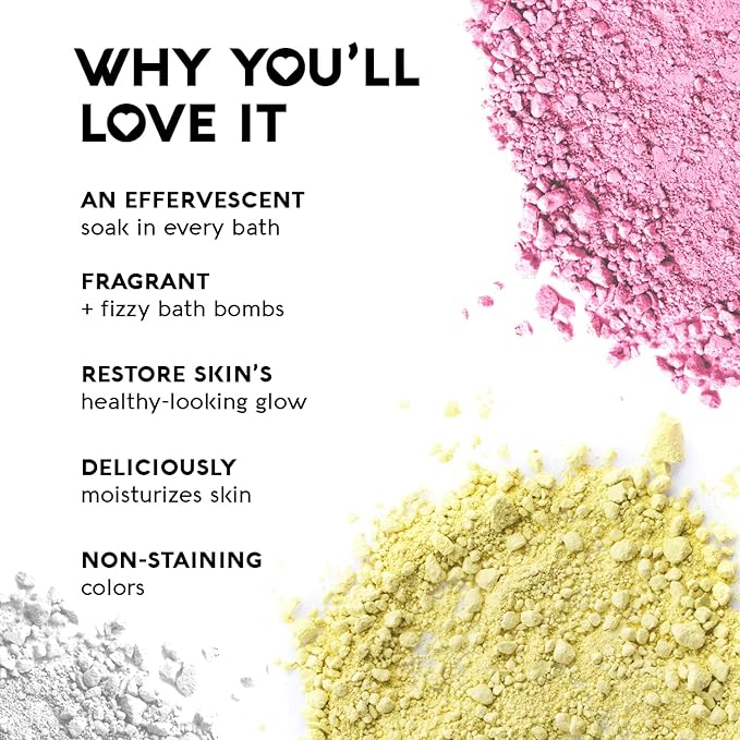 Nature's Beauty Sunshine Mandarin & Bergamot Bath Bomb Multi-Pack - Natural Hand Crafted, Non-Staining, Luxury Fizzy Spa Bomb, Nourishe Dry Skin, Made w/Coconut Oil + VIT. E, 4.6oz (4 Pack)