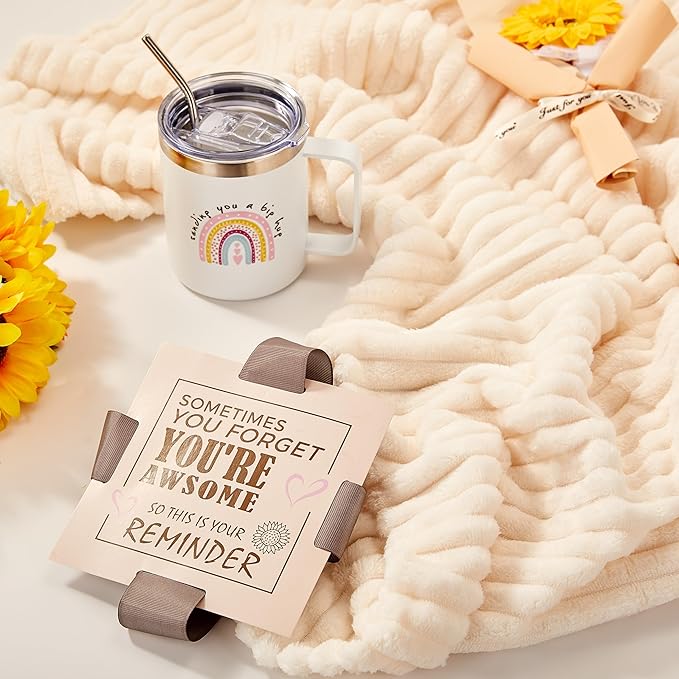 Get Well Gifts for Women After Surgery 10pc Gift Baskets Feel Better Spa Gift Basket Care Package for Mom Her Wife Friend Grandma