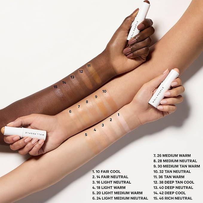Well People Supernatural Complexion Stick Foundation + Concealer, Buildable, Light-to-Medium Coverage, Soft Matte Finish, Lightweight + Hydrating, Multi-Use, Vegan & Cruelty-Free, 14 Fair Neutral