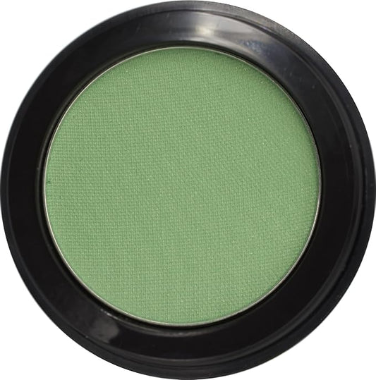 Jade Green Shimmering Eucalyptus Olive Soft Pressed Powder Single Vegan Eyeshadow; Talc, Paraben & Cruelty Free
