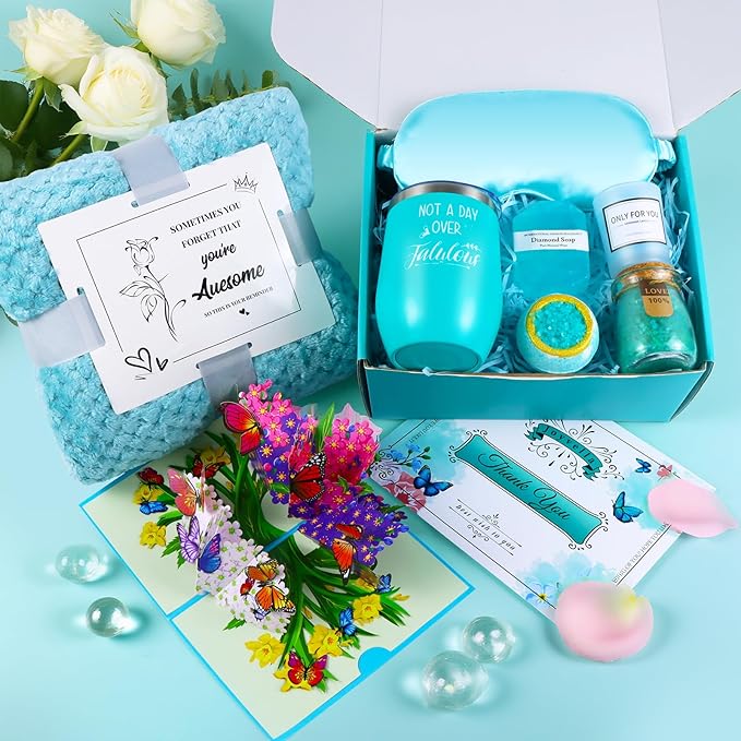 Self Care Gifts for Women, Get Well Soon Gift Baskets, Thinking of You Gifts Relaxing Spa Self Care Gift, Birthday Gifts for Women Mom Wife Her Friend Sister Grandma
