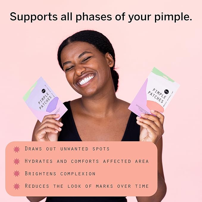 Dot Pimple Zit Patches for Face – Dermatologist Recommended & Ranked 1 for Most Effective Blemish Support – All Natural Hydrocolloid Acne Stickers with Vitamin C & Salicylic Acid (8 & 12 mm, 108 ct)