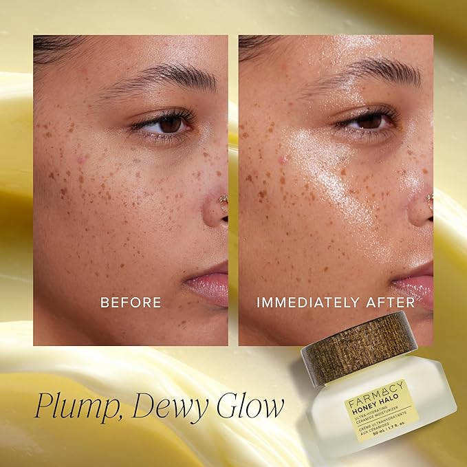 Farmacy Melt & Moisturize Duo - Travel Size Skin Care Set with Green Clean Makeup Remover Balm & Honey Halo Moisturizer Face Cream - Cleanses Skin & Hydrates for a Plump, Dewy Glow (2 Count)