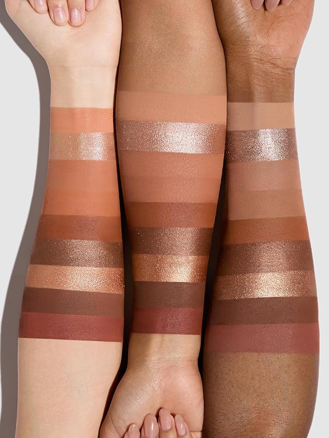 SHEGLAM Eyeshadow Palette 9-Color Ultra-pigmented Shimmer & Matte Shades, Vegan & Cruelty-free-Cinnamon Spice