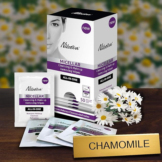 Face Makeup Remover I Makeup Cleansing Wipes For Home, Travel or Hotels, Makeup Retail I SINGLE WIPES I Easy Dispensing Box For Hotels (1200 Wipes [24 Packs X 50 Wipes] Super Bulk Value)