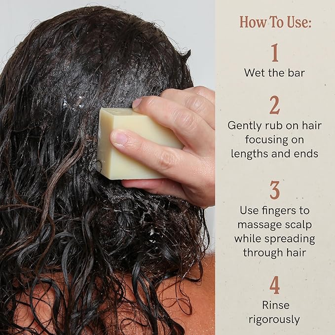 J·R·LIGGETT'S All-Natural Shampoo Bar for Hair, Moisturizing Formula, Supports Strong Healthy Hair, Nourish Follicles with Antioxidants and Vitamins, Detergent, Sulfate-Free - 2 Pack 3.5 oz Bars