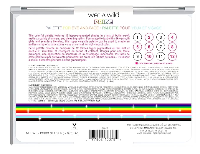 wet n wild PRIDE Eye Shadow Palette (1115378)