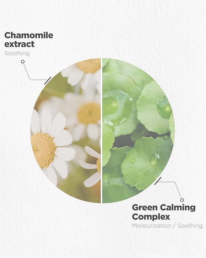 Relief Chamomile Cream - Hydrating Gel Face Moisturizer for Oily Skin - Chamomile Extract and Hyaluronic Acid - Hypoallergenic Vegan Face Cream - Lightweight Gel, 3 fl.oz.