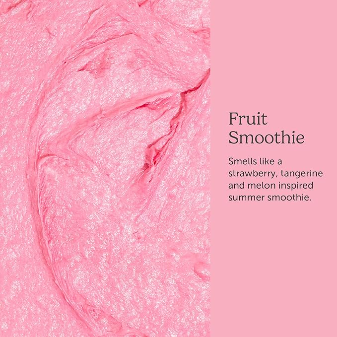 Nectar Life Whipped Soap and Shave Butter with Almond Oil, Fruit Smoothie, Set of 3, 5 Oz Each