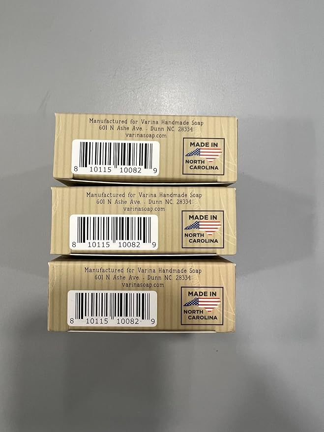 Natural Cotton Candy Bar Soap - Gentle Cleansing for Sensitive Skin - 3 Pack