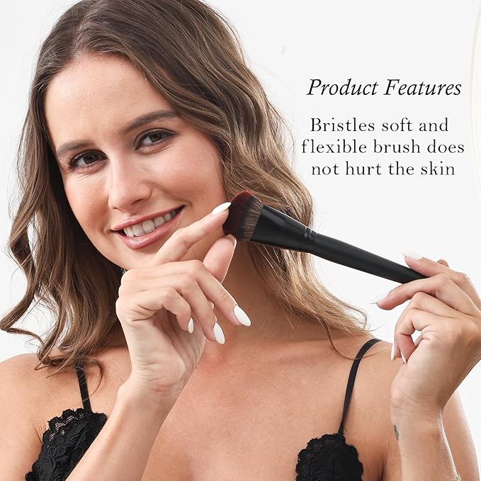 ZAMEL 26Pcs Premium Black Make up Brushes Set With Travel Bag,ULTRA SOFT Hair Makeup Brush pack Contains large powder Blending Make up Brush set Blush Face Brush Concealers contour Eyeshadow