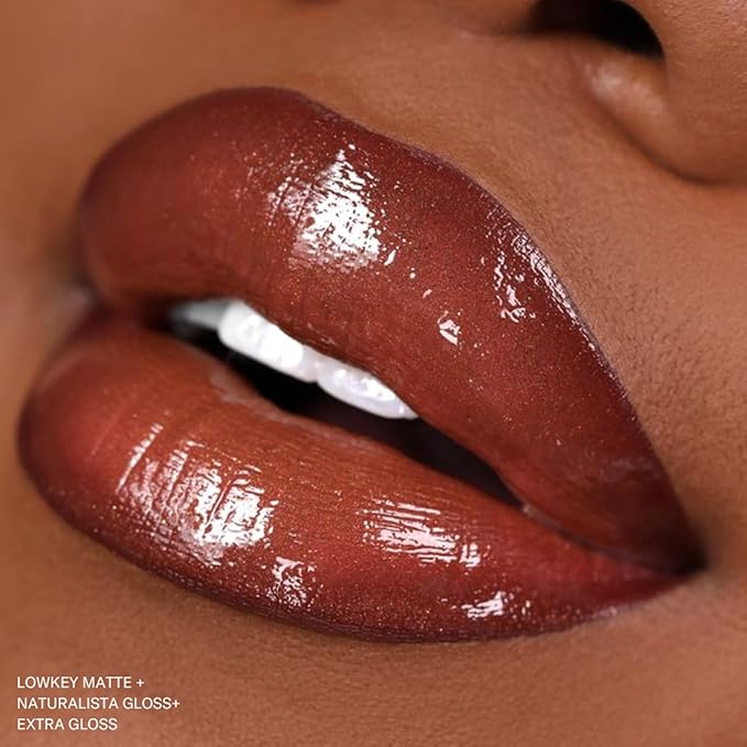 The Lip Bar - Nonstop Liquid Matte Lipstick Mini 2-Pack, Naturalista (Soft Brown) + Low Key - High Pigment - One Swipe - Long Lasting - Jojoba Oil & Vitamin E - Vegan - .24 fl oz each