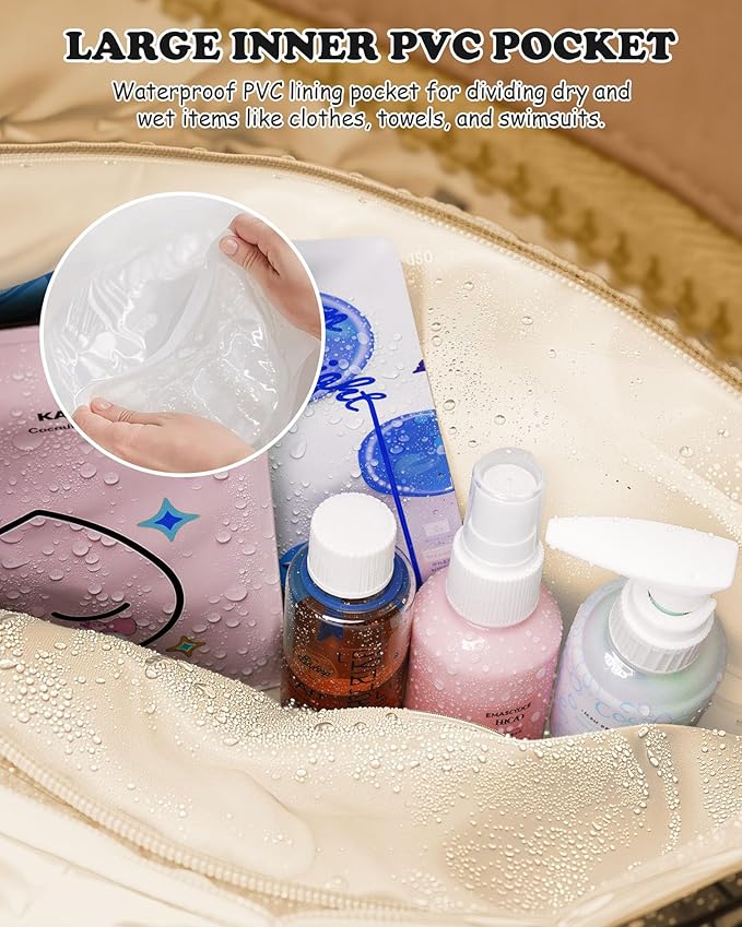 Travel Essentials-College Girl Gift-Duffle Bag with Letter, Carry On Bags for Women，Overnight Bag with Wet Pocket，Lightweight Travel Bags Personalized Gym Tote with Makeup Pouch