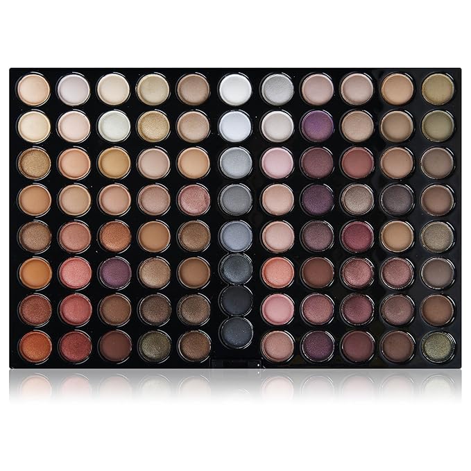 SHANY Natural Fusion Eyeshadow Makeup Palette - 88 Color Highly Pigmented Blendable Natural Color Matte Eye shadow Palette - Nude