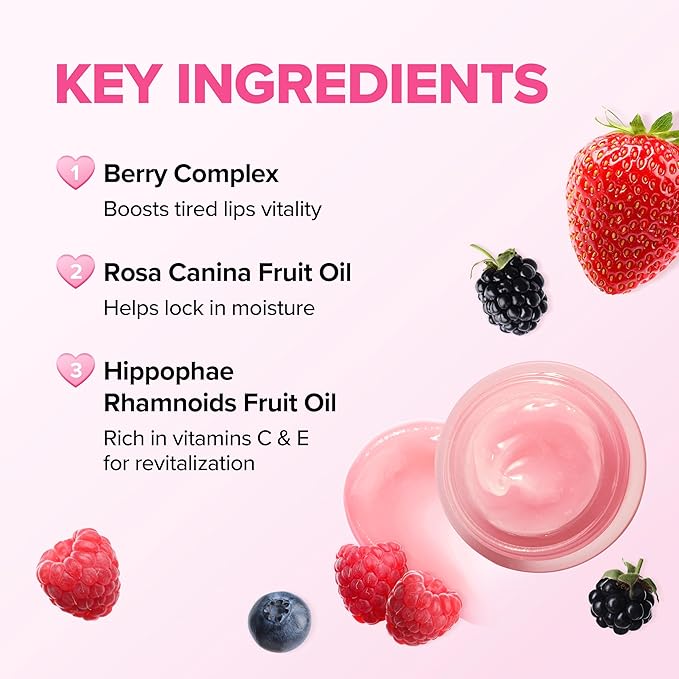Klavuu Lip Mask (3PCS) (Vanilla + Berry + Coconut)