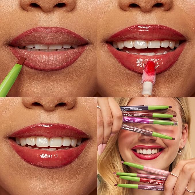 8pcs Nude Lip Liner Makeup Set - Waterproof & Smudge-Proof Matte Pencil, Long-Lasting & Durable, Smooth & Easy Glide, Non-Smudge, Contouring, Filling & Layering (Triangular, 8 Count (Pack of 1))