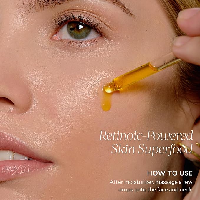 Tata Harper Retinoic Nutrient Face Oil, Nourishing Face Oil, Botanical Retinol Alternatives, Natural Skincare, 30ml