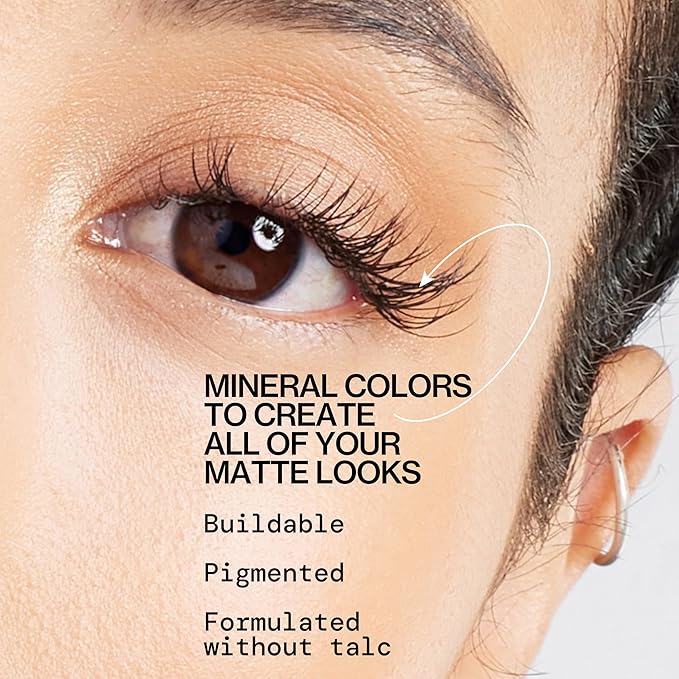 Pacifica Pink Nudes Mineral Eyeshadow Palette, 10 Neutral Shades, For Natural or Smoky Eye Look, Naked Eye Makeup, Longwearing & Blendable, Vegan, Cruelty Free Ophthalmologist Tested