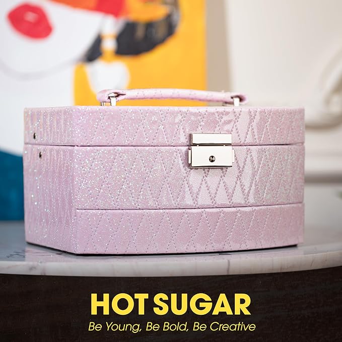 Hot Sugar Makeup Kit for Girls 10-12 | All-in-One Beginner Cosmetic Set with Real Tools & Cosmetics | Birthday Christmas Gift for Tweens, Teens & Kids (Pink)