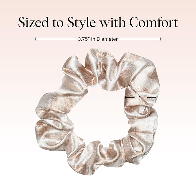 Kitsch Satin Scrunchies for Women - Softer Than Silk Scrunchies | Hair Ties No Damage for Frizz-Free Sleep | Perfect for Day or Night Hair Accessories | Ideal Gifts for Women - Assorted, 5pcs