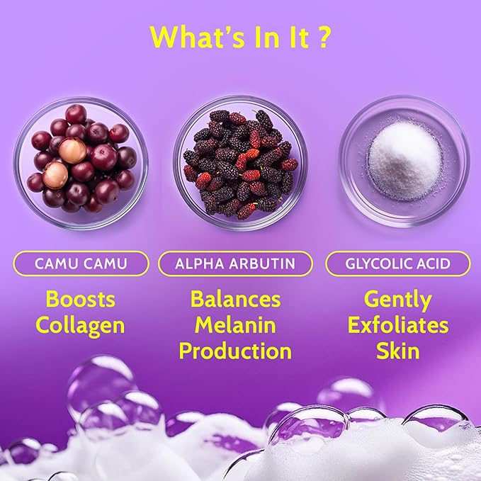 Chemist at Play Brightening Body Wash | Glowing Skin Vitamin C Bodywash | Helps to Reduce Fades Dark Spots, Evens out Skin Tone | Alpha Arbutin | 30X Vitamin C | For Women & Men | 15.9 Fl oz