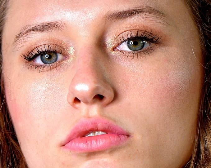 Goddess Glow Nude Gold Beige Glam Baked Shimmer Pressed Powder Single Vegan Eyeshadow; Talc, Paraben & Cruelty Free