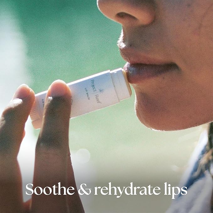 Project Reef Herbal Peppermint Lip Balm – Vegan, Reef-Safe & Hydrating Lip Care with Organic Peppermint, Shea Butter & Vitamin E – Natural Sunburn Relief & Daily Care, 0.15 oz, 2 Pack