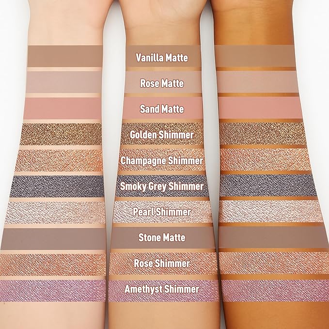 FV Matte Cream Eyeshadow Stick, Waterproof, Long-Lasting Cream Shadow, High Pigment Easy to Apply Eyeshadow Makeup, Stone Matte