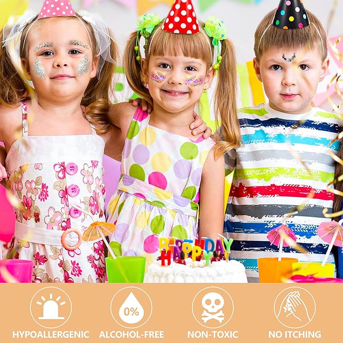 Lip Glitter Lipstick Mermaid Sequins for Lips Eye Hair, Singer Concerts Party Festival Sparkling Chunky Glitter for Women, Silver Lips