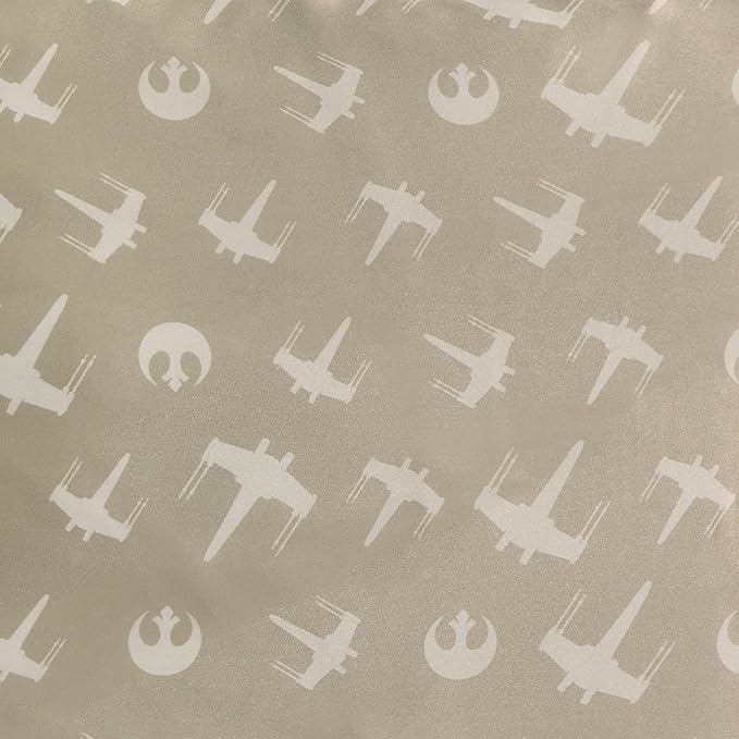 Kitsch x Star Wars Rebel Alliance Satin Pillowcase | Satin Pillowcase with Zipper, Better Than Silk Pillowcase | Frizz-Reducing Pillow Case for Hair & Skin Care, Cooling & Breathable - King