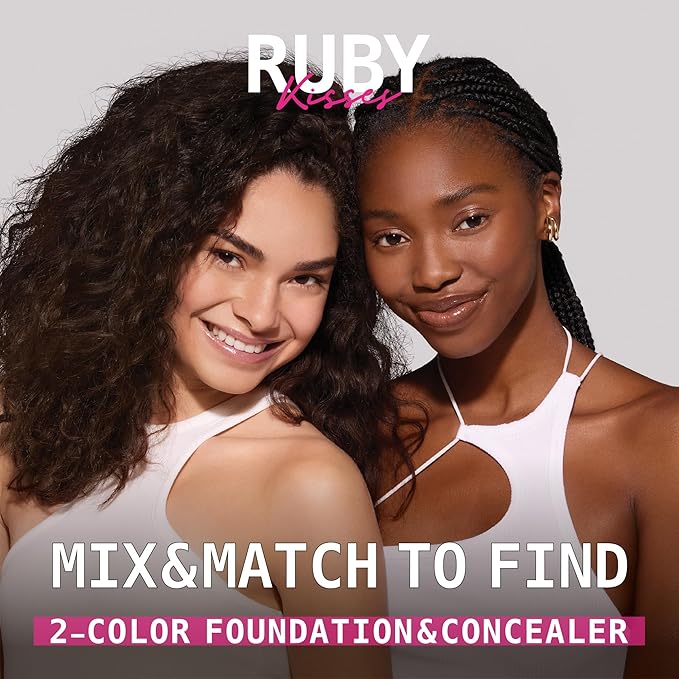 Ruby Kisses 3D Face Creator Cream Foundation & Concealer, 12 Hours Long Lasting, Medium to Full Coverage, Non-Greasy, Ideal for Makeup & Contour Palette (Level 4)