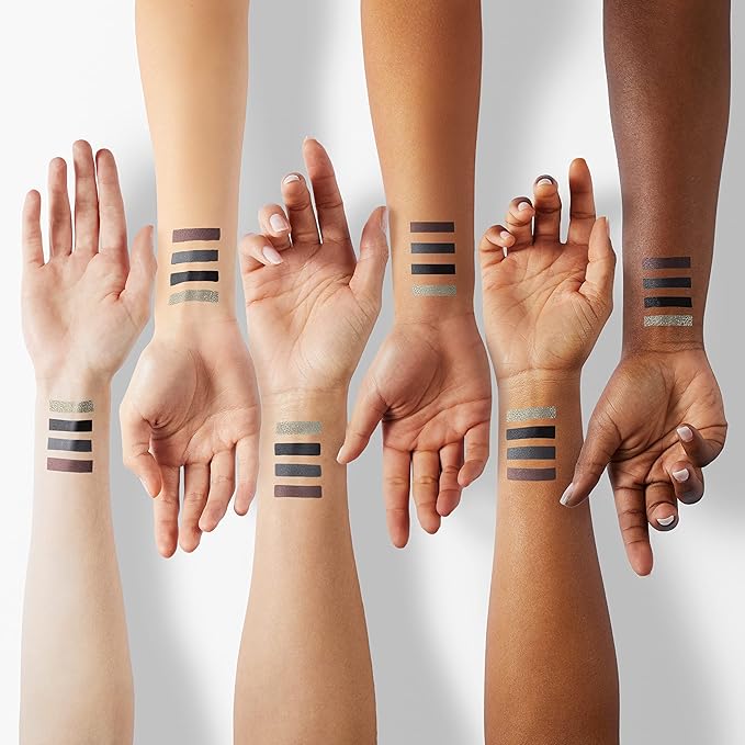 Miss Rose M 4 Colors Gel Eyeliner Set, Eyeliner Pencils, delineador de ojos contra el agua, Easy to Use, Eye Makeup for Women (4 Colors)