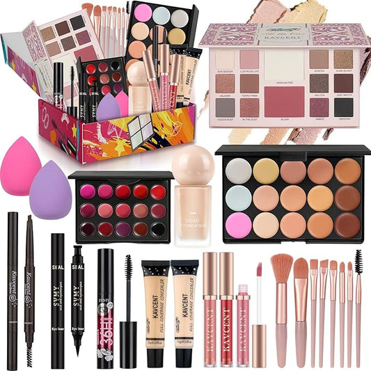 Makeup Set for Teens Makeup Kit for Teens Women full Kit Makeup Kits for Teenagers Makeup Gift Set for Teen Girls Women Christmas