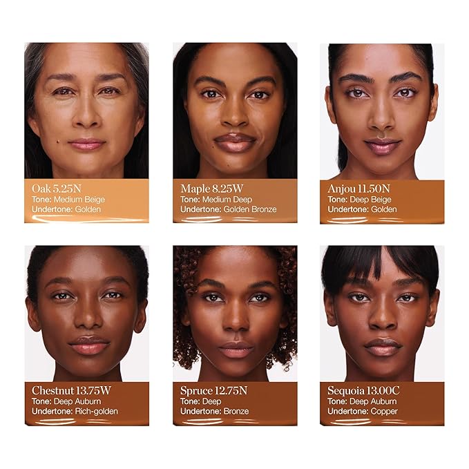Ogee Complexion Perfecting Liquid Foundation - Lightweight Tinted Moisturizer For Face (Oak 5.25N - Medium Beige, Golden Undertones) - with Vitamin C & Jojoba Oil - Certified Organic & Made in USA