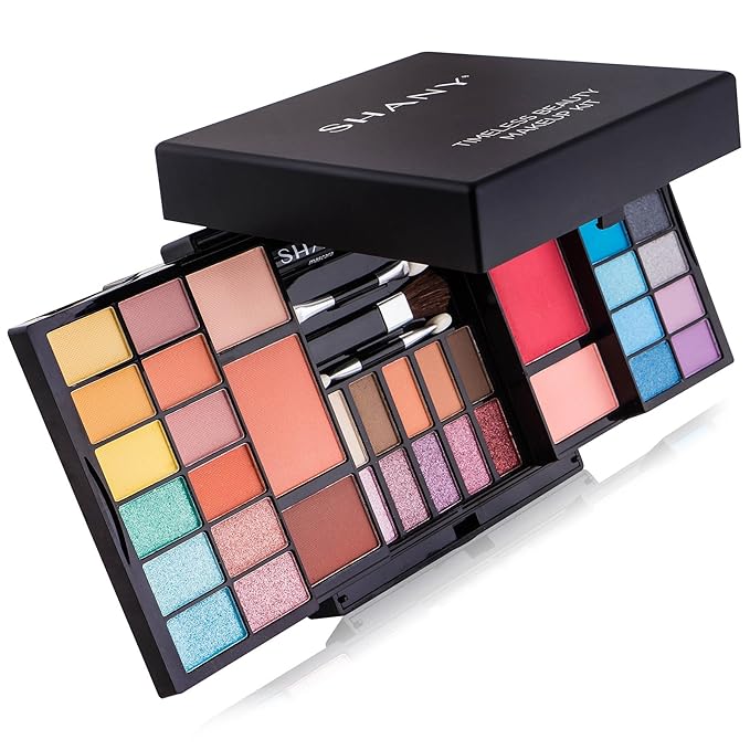 SHANY 'Timeless Beauty' Kit - 36 Eye Shadows, 6 Blushes, Mini Mascara, and Applicators