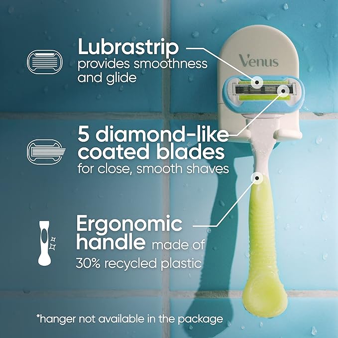 Venus Extra Smooth Women's Razor Handle + 4 Blade Refills