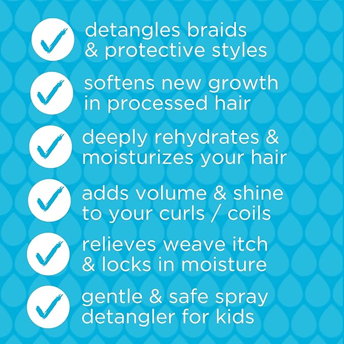 Moisture Burst System for Tight Curls & Coils, Hydrates & Nourishes Dry, Damaged Hair & Scalp, Infuses LASTING MOISTURE & Softness, Detangles, Supports Growth, Reduces Itch & Flakes, 8 Fl Oz