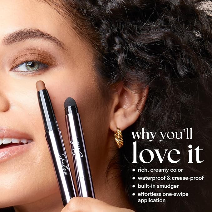 Julep Eyeshadow 101 Cream-to-Powder Waterproof Shadow Stick – Pearl Shimmer – Long-Lasting, Crease-Proof, Light Golden-Beige Shimmer Cream Eyeshadow with Built-in Smudger